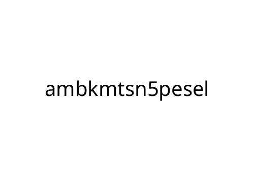 ambkmtsn5pesel