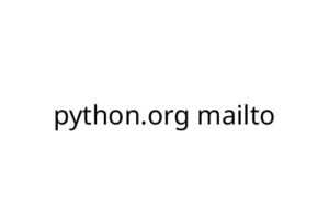 python.org mailto