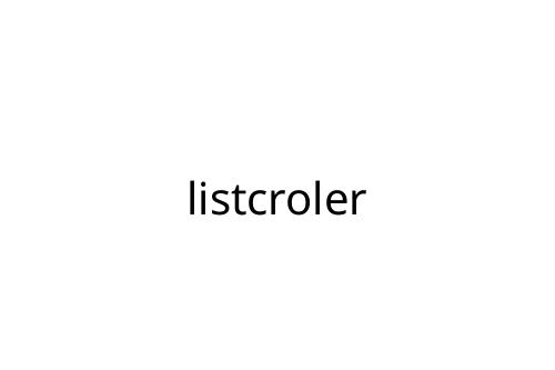 listcroler