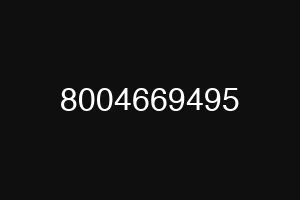 8004669495
