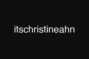 itschristineahn